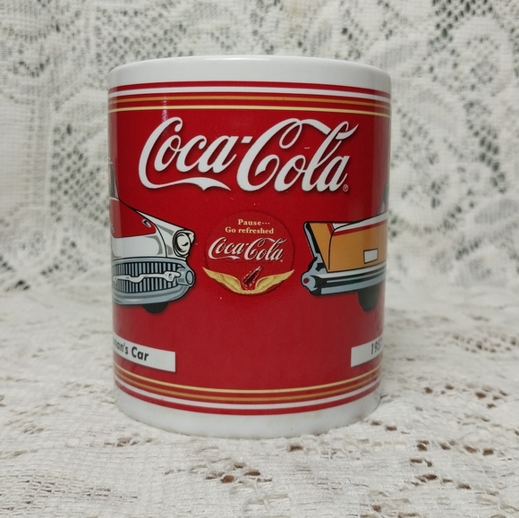 Coca Cola Mug 1957 Chevrolet Route Salesman's Car Coffee Mug Chevy 2002 - Picture 2 of 5